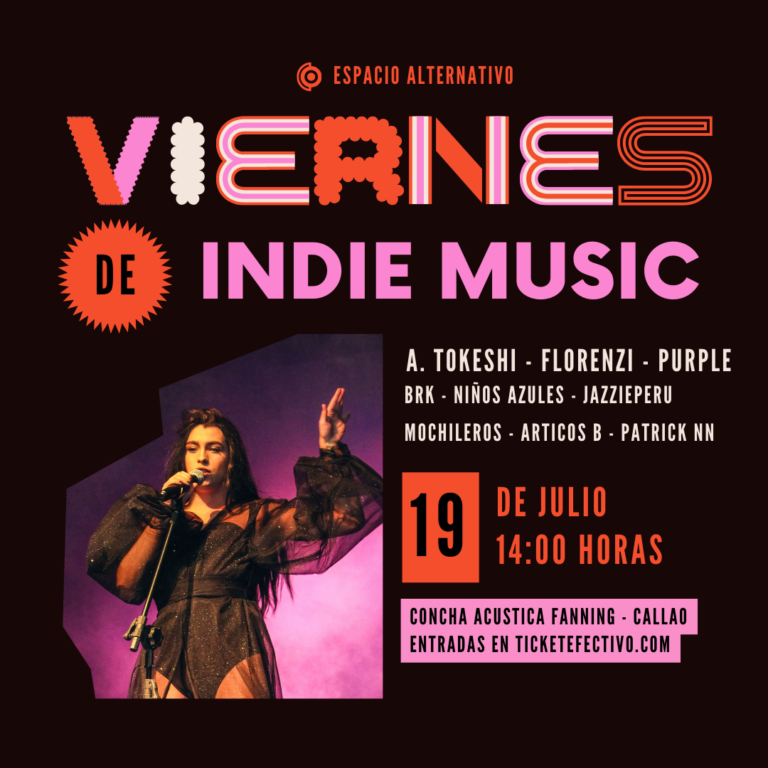 Imagen para concierto Viernes de Indie Music de ticketefectivo